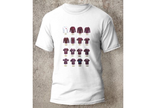 Heart of Midlothian FC Retro Art Football Shirts T-Shirt Heart of Midlothian FC Retro Art Football Shirts T-Shirt